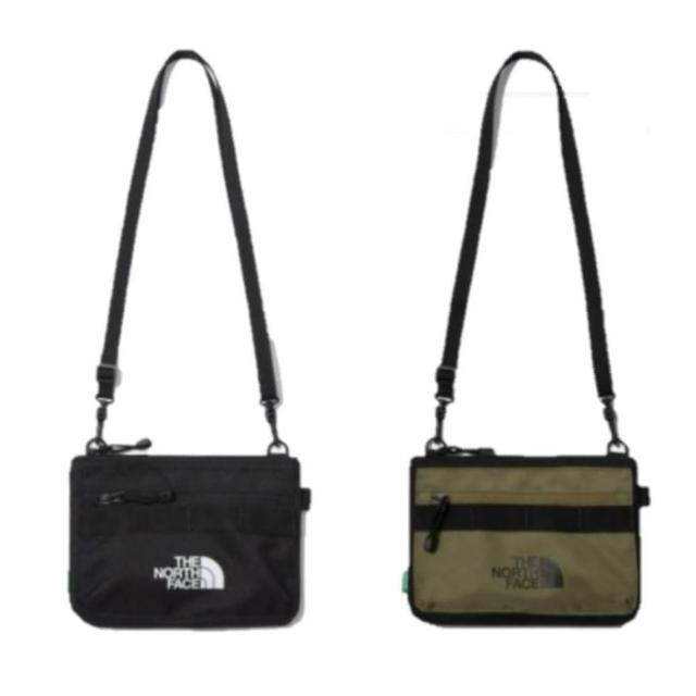 The North Face】北臉CAMP CROSS 斜背包隨身包側背包黑色軍綠