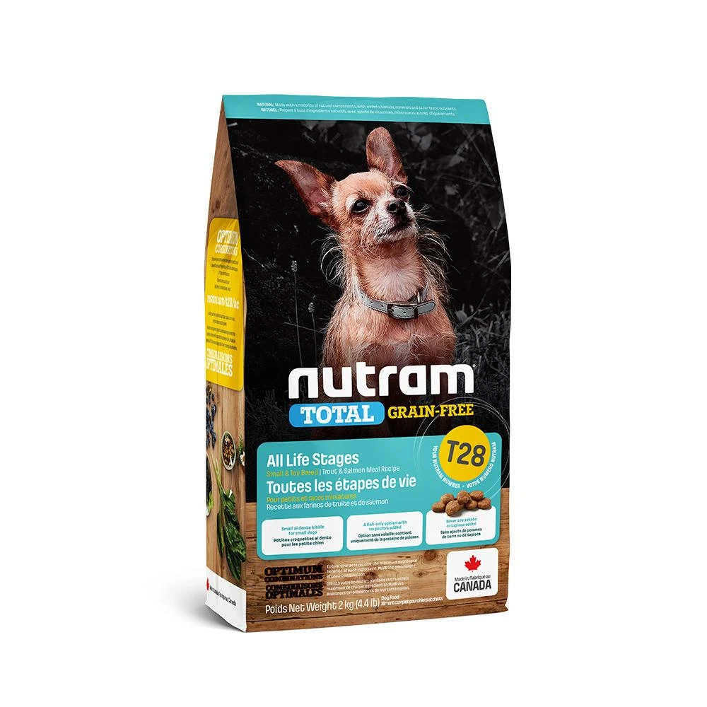 【Nutram 紐頓】T28 無穀迷你犬 鮭魚 1.13KG狗飼料 狗食 犬糧