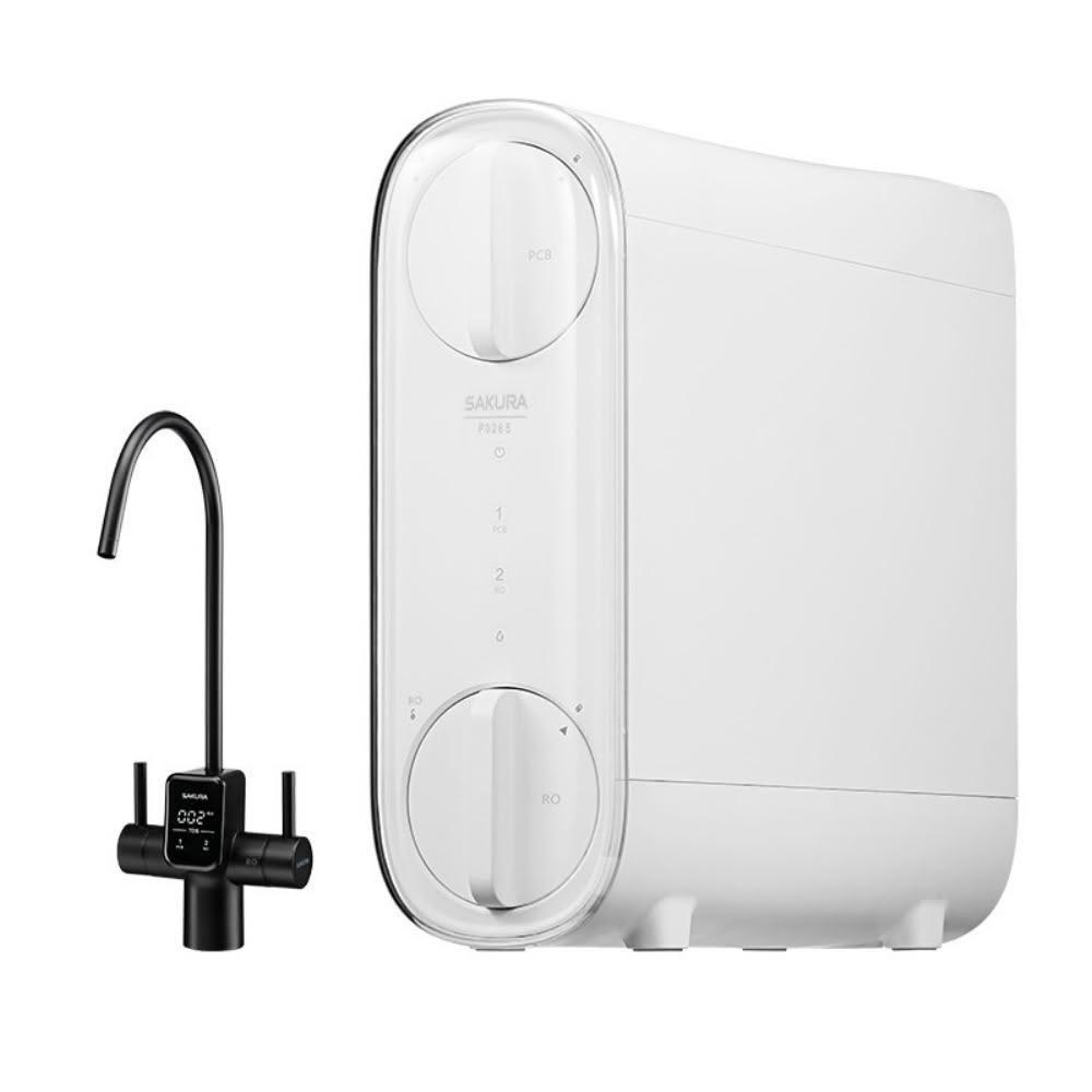 【SAKURA 櫻花】(全省安裝)600G雙出水顯屏龍頭雙效RO淨水器P0265
