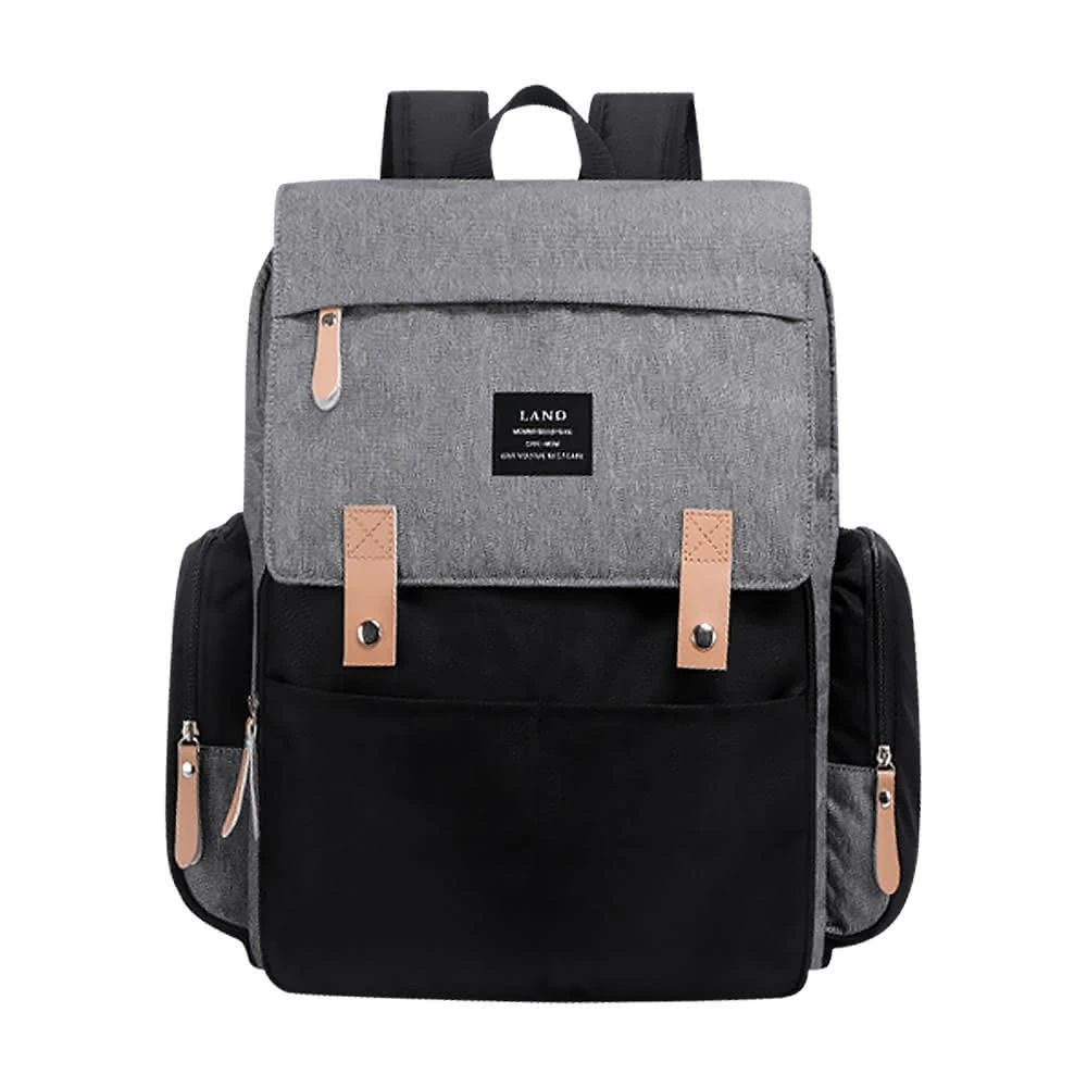 【JoyBaby】蘭多-大容量媽媽包 多分隔後背包 電腦包(可插行李箱旅行包)