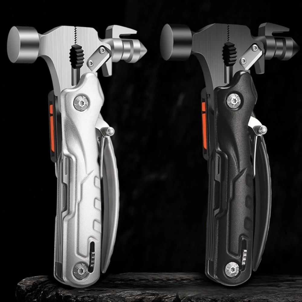 戶外露營多功能工兵鏟戰術斧戰術刀鋤頭手電筒電工鉗收納箱