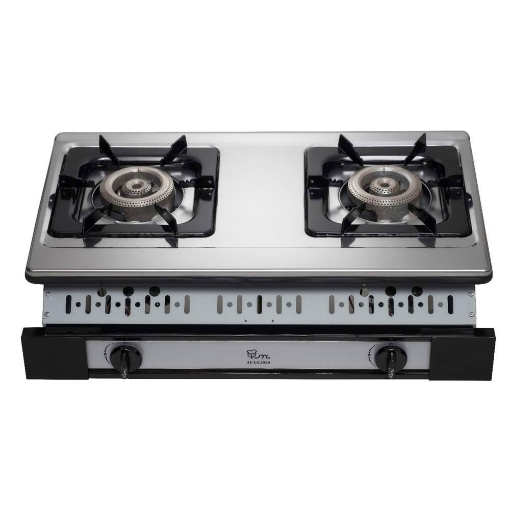 【喜特麗】(全省安裝)二口嵌入爐瓦斯爐桶裝瓦斯JT-GU205S-LPG