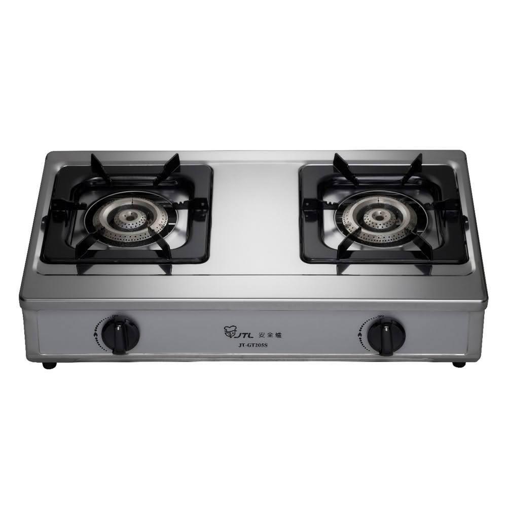 【喜特麗】(全省安裝)二口台爐瓦斯爐桶裝瓦斯JT-GT205S-LPG