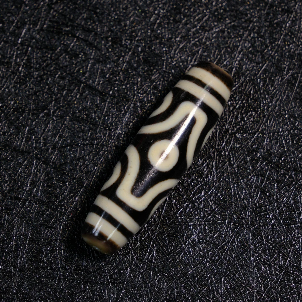 頂級黑白型二十字金剛杵六眼天珠｜化太歲、招正