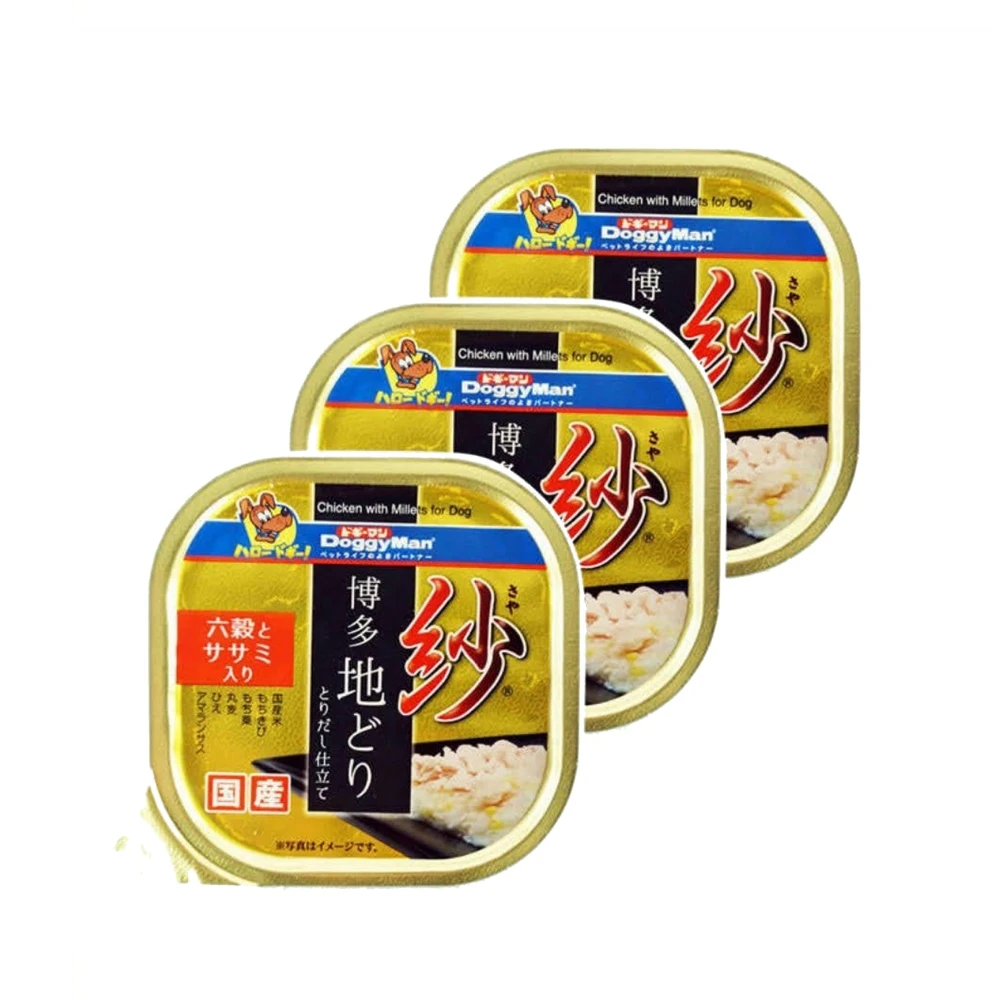 【Doggy Man】日本🇯🇵  博多紗餐盒 狗罐頭 狗狗罐頭 老犬罐頭幼犬罐頭狗餐盒寵物罐頭老狗罐頭高齡犬罐頭副食罐寵物食品
