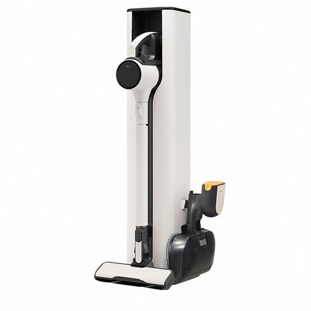 【LG 樂金】【LG 樂金】CordZero™ A9 X 蒸氣濕拖無線吸塵器 A9X-STEAM｜雪霧白｜