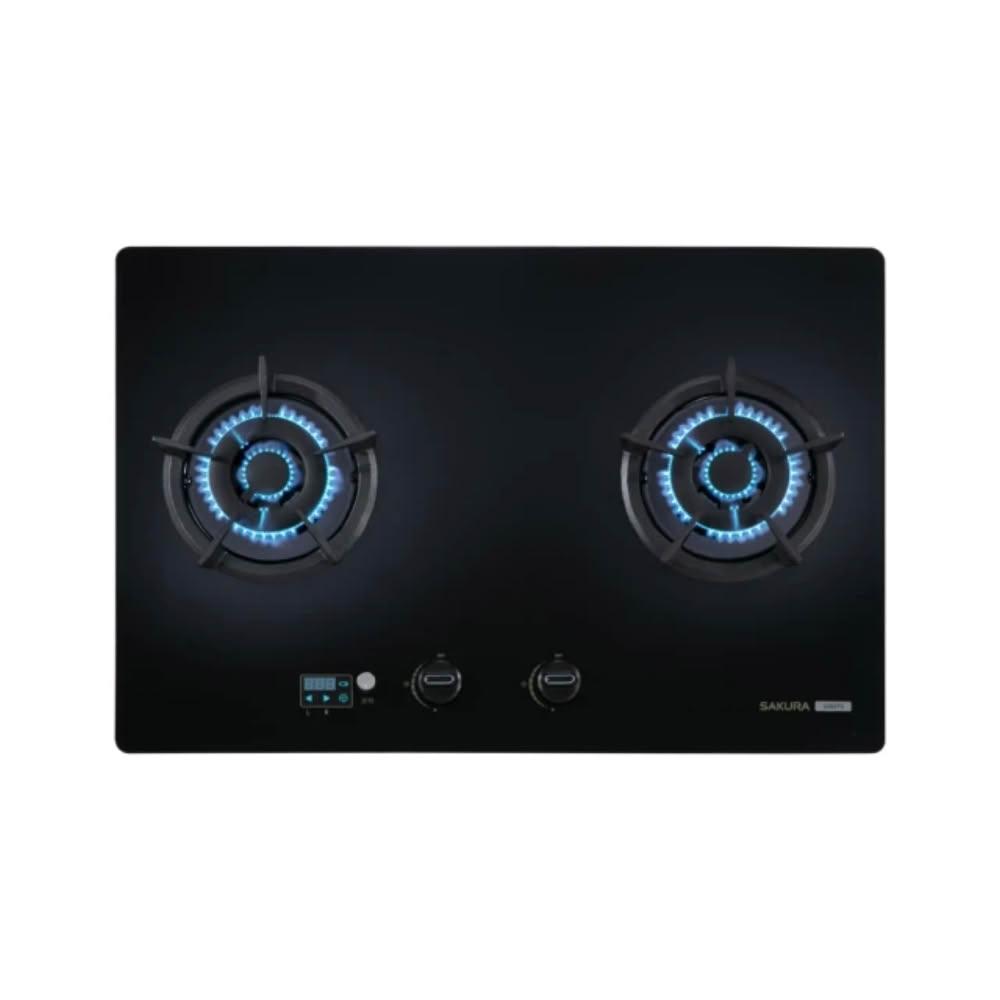 【SAKURA 櫻花】(全省安裝)二口大面板易清檯面爐G2627G瓦斯爐天然氣G-2627GBN