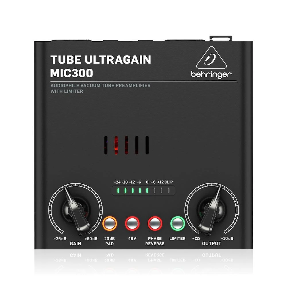 【BEHRINGER】MIC300 真空管麥克風前級