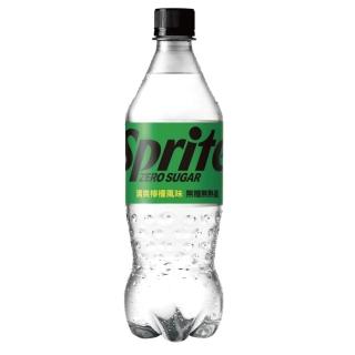 【Sprite 雪碧】ZERO SUGAR 雪碧無糖 無糖零卡 寶特瓶600ml x24入/箱