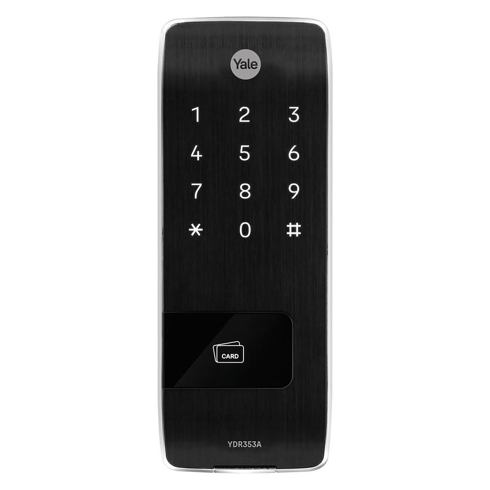 【Yale 耶魯】Yale YDR343A卡片密碼電子輔助鎖-黑色(含基本安裝)