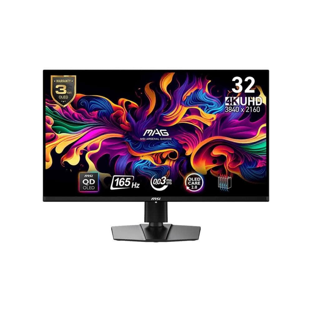 【MSI 微星】MAG 321UP QD-OLED 電競螢幕 32型/OLED/0.03ms/165Hz/Delta E≤2