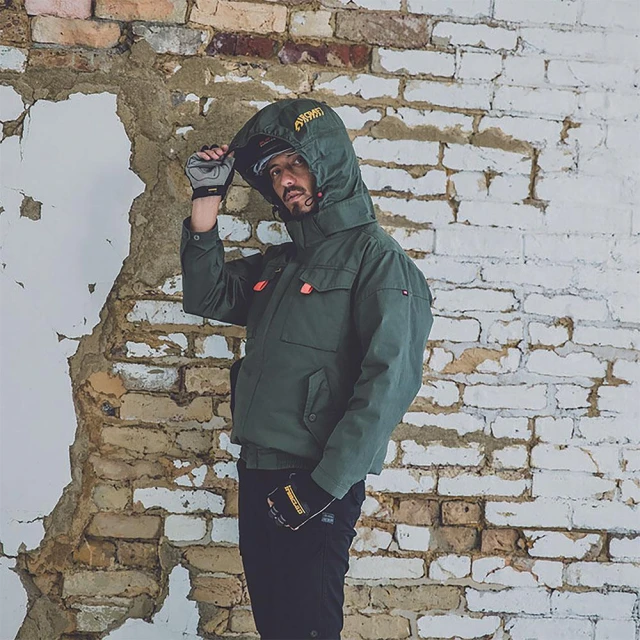 BURTLE AC2041-23 卡其色套裝組☆風扇&電池顏色隨機(含帽長袖外套空調