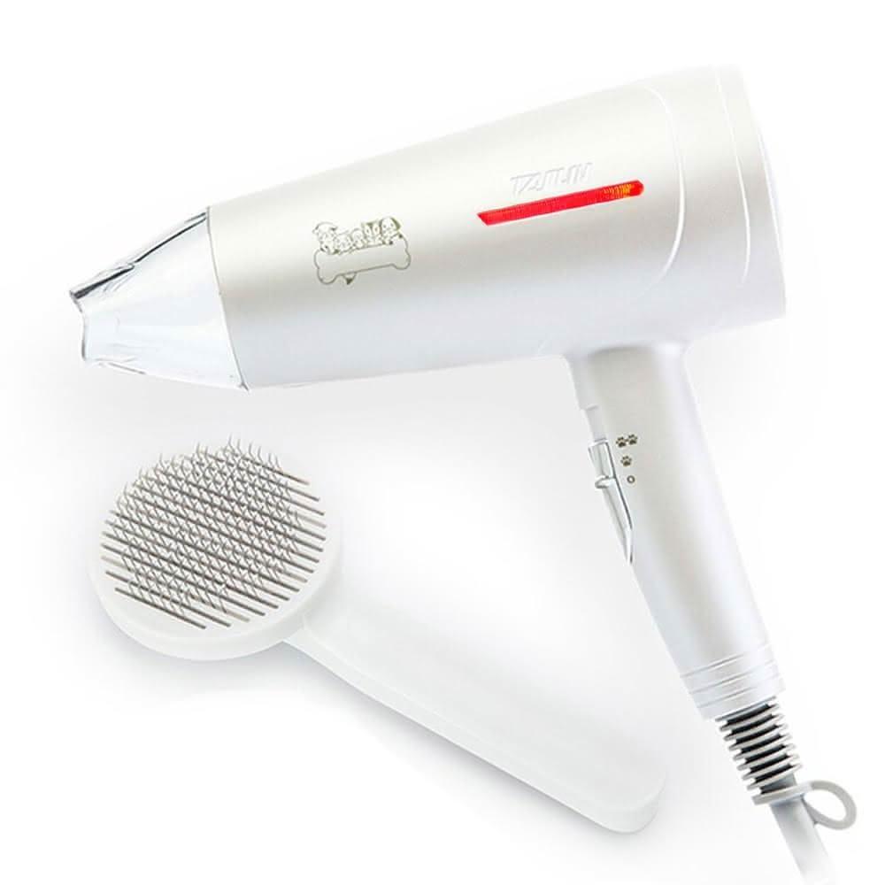  IONIZER達新牌 TS-6690 吹風機，採用白色系設計，主機尺寸僅181.5x208x90.4mm，重量輕盈550g，方便攜帶。具三段溫度及三段風速調整，1400W強力瓦數，電壓110V/60Hz，適合臺灣使用。標準配件包含集中吹嘴，機身不可折疊，無國際電壓，產地中國，保固1年，BSMI許可字號R31402。專業造型首選，快速乾髮不傷髮質。 