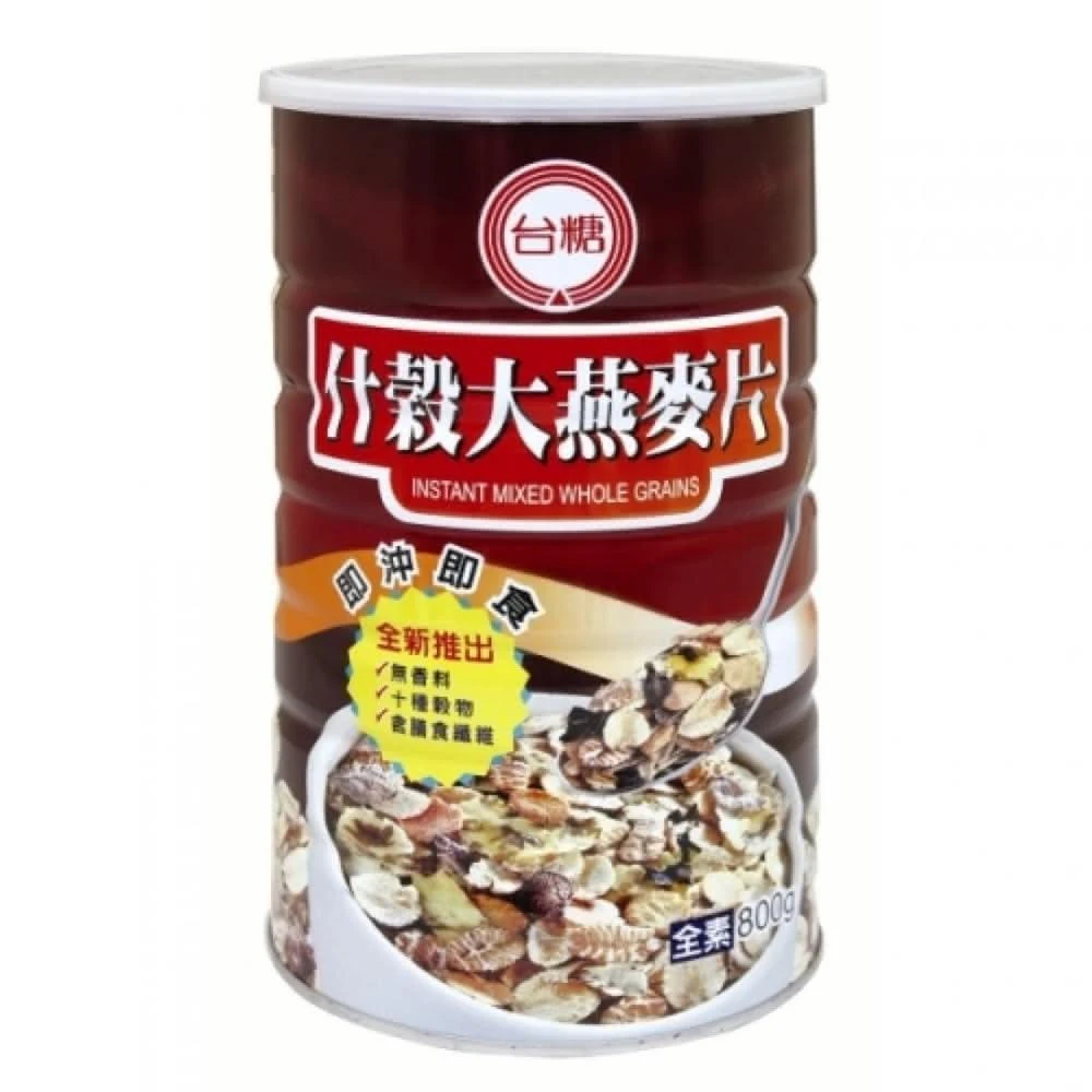 【台糖】台糖什穀大燕麥片(800g/罐)(9218)