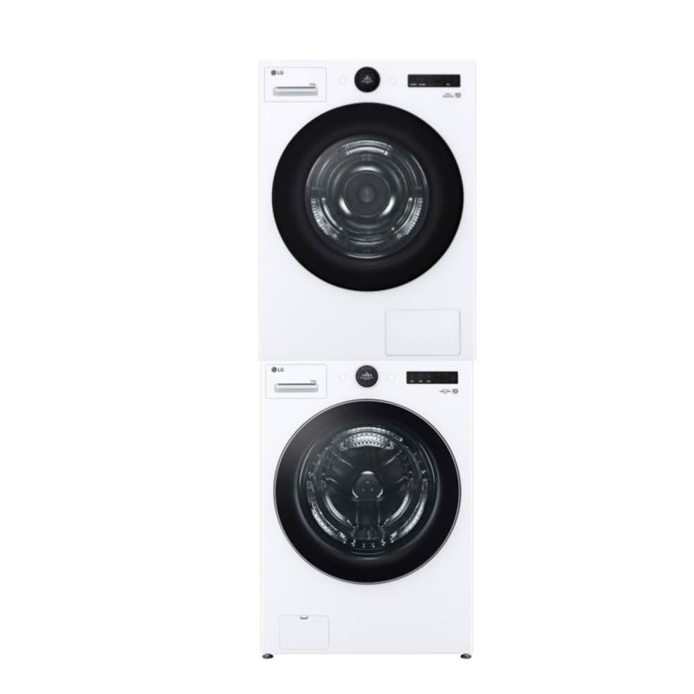 【LG 樂金】22+20公斤 WD-S22FW+WR-20DW 洗衣機 乾衣機 堆疊 冰瓷白 台灣公司貨