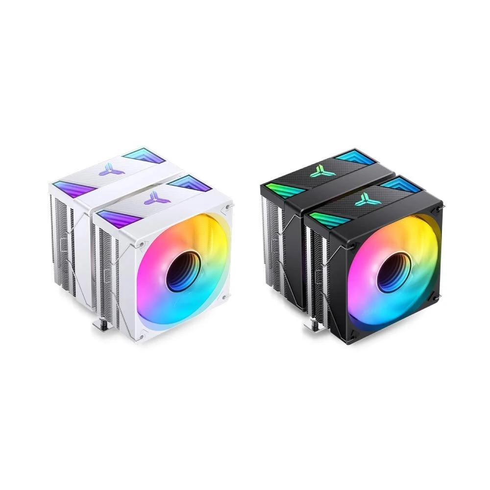 【JONSBO 喬思伯】CR-3000 雙塔雙扇 CPU散熱器 黑/白（TDP:260W/無限鏡面/7導管/高度160mm/3年保固）