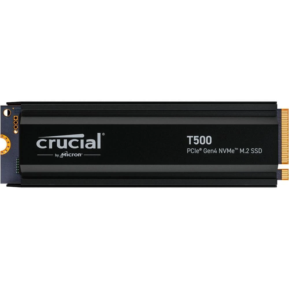 【Crucial 美光】T500 1TB PCIe Gen4 NVMe M.2 SSD 含散熱器