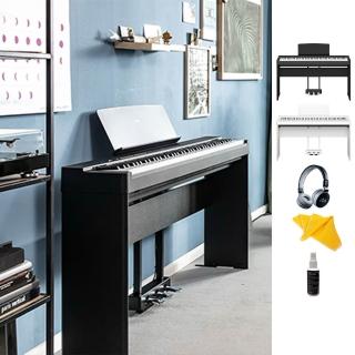 Yamaha 山葉音樂】P225 88鍵數位電鋼琴含琴架款黑/白(贈琴架三