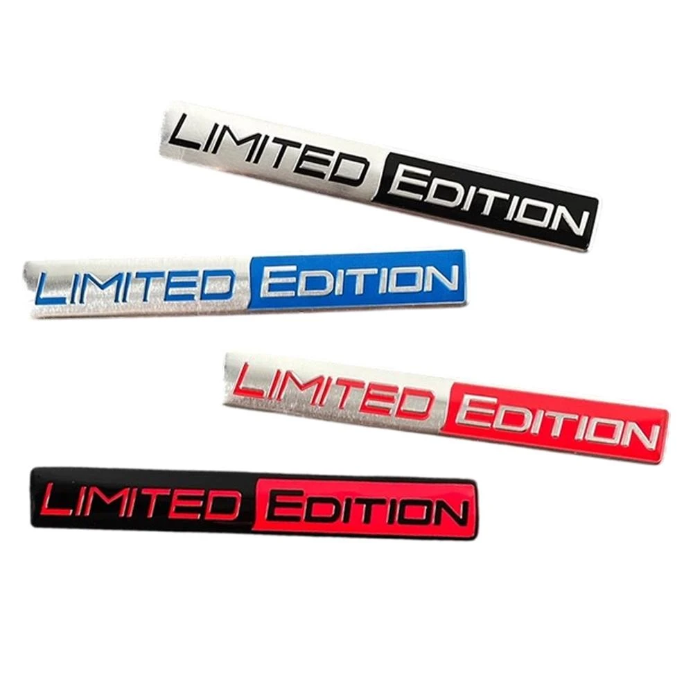 【喵呼嚕】車標改裝金屬貼紙 Limited Edition車身裝飾貼 汽車個性車尾標 鋁標貼
