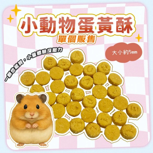 小動物蛋黃酥 單個販售 倉鼠零食 波利鼠 倉鼠零食 黃金鼠零食 倉鼠 寵物鼠 布丁鼠 磨牙零食 寵物鼠零食
