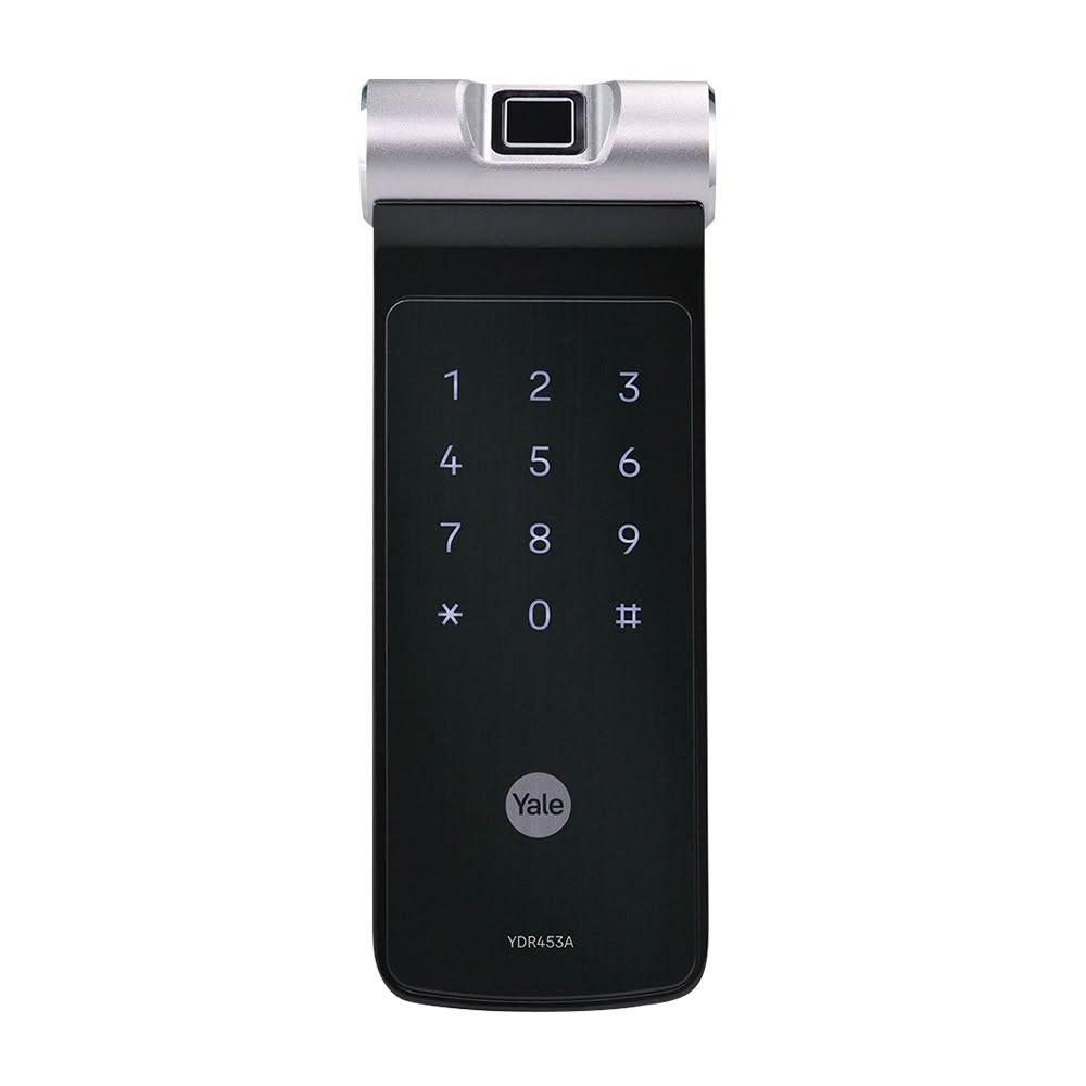 【Yale 耶魯】Yale YDR453A指紋密碼電子輔助鎖-黑色(含基本安裝)