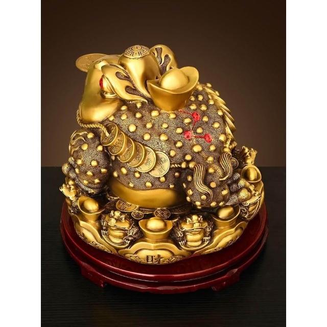 純銅金蟾蜍金蟾蜍三足金蟾蜍金蟾三腳金蟾蜍咬錢金蟾蜍風水擺件