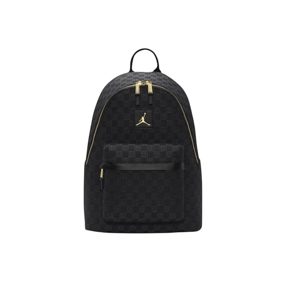 【NIKE 耐吉】NIKE AIR JORDAN BACKPACK 復古 滿版 金標 後背包 FJ6784-010 台灣隊長 陳傑憲 同款