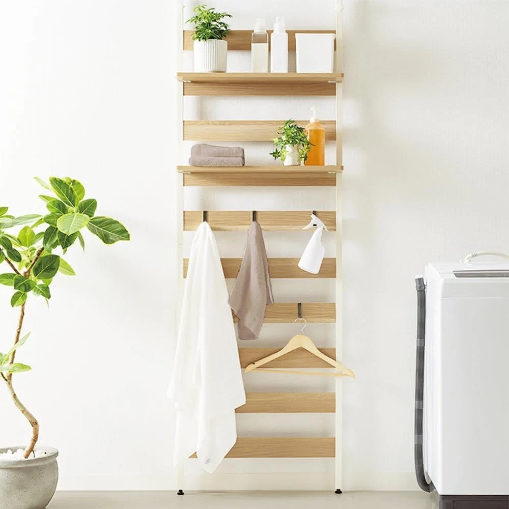 【IRIS】頂天立地收納架寬49公分/寬69公分 WLR系列 置物架/輕隔間/衣帽架/小物收納