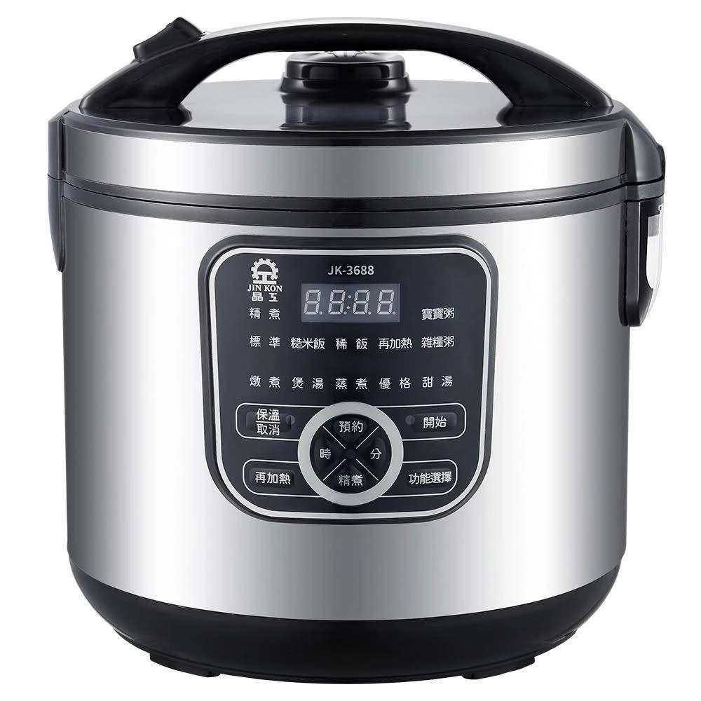 【晶工牌】十人份不鏽鋼電子鍋 JK-3688/煮飯鍋/不鏽鋼內鍋
