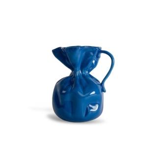 【BYON】Crumple 皺褶花器-藍(北歐設計)