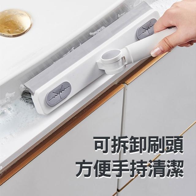 【ecoco】意可可多功能地刷(限宅配) 地板刷 衛生間 地刷 浴室 廁所 長柄 洗地 刷子 瓷磚 縫隙 硬毛 清潔刷
