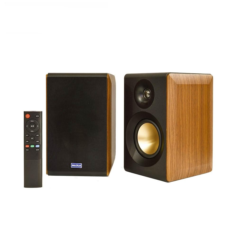 【BELUGA 白鯨牌】 4吋主動式多媒體藍牙書架喇叭 BK4000