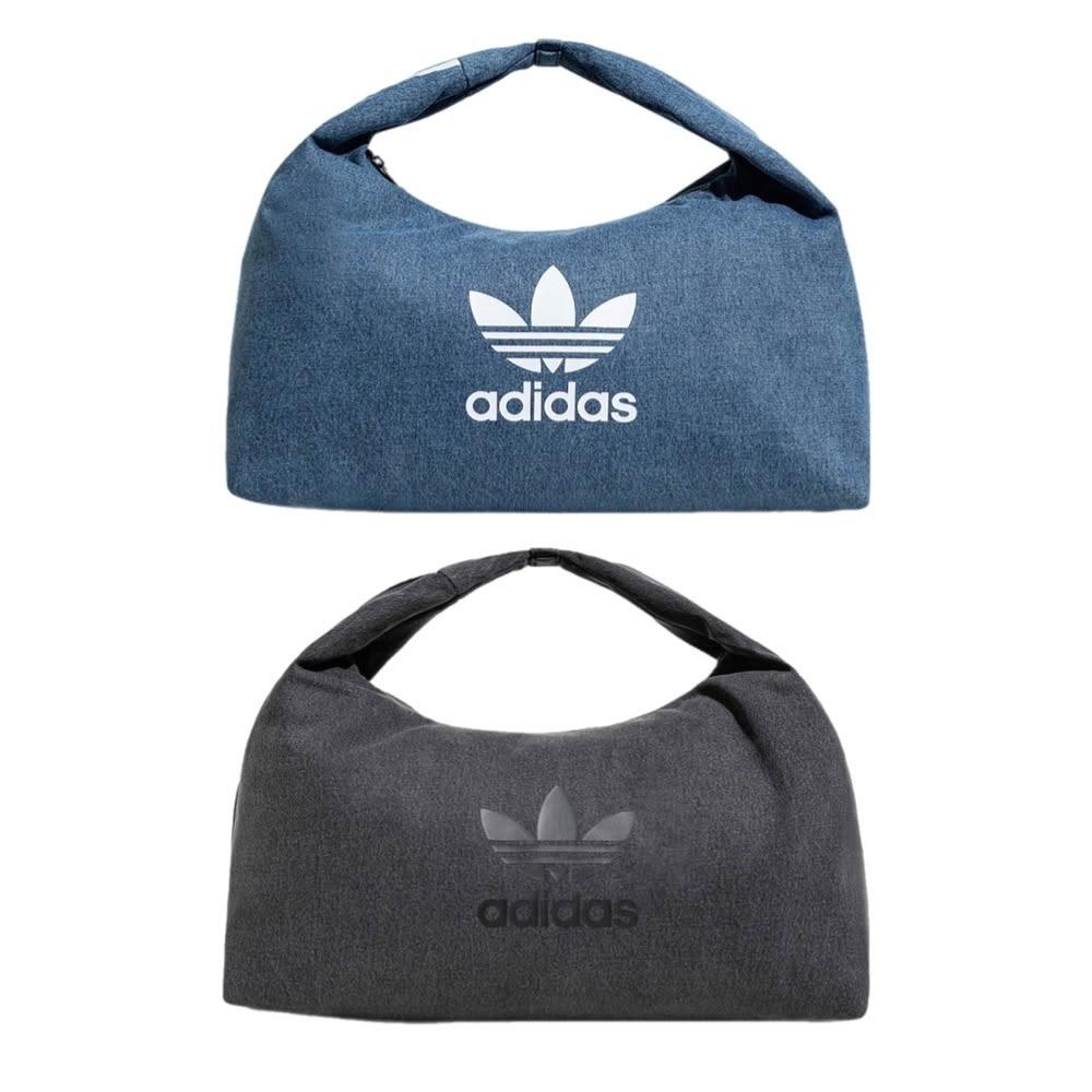 海外限定Adidas デニム 雲形バッグ ユニセックス ブラック　IX7694 Adidas denim cloud-shaped bag unisex Black Logo with tag