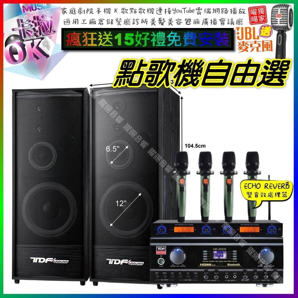 自由選TDF HK-300S+TDF K-124+YAKO AD-100X2 劇院KTV/音響設備