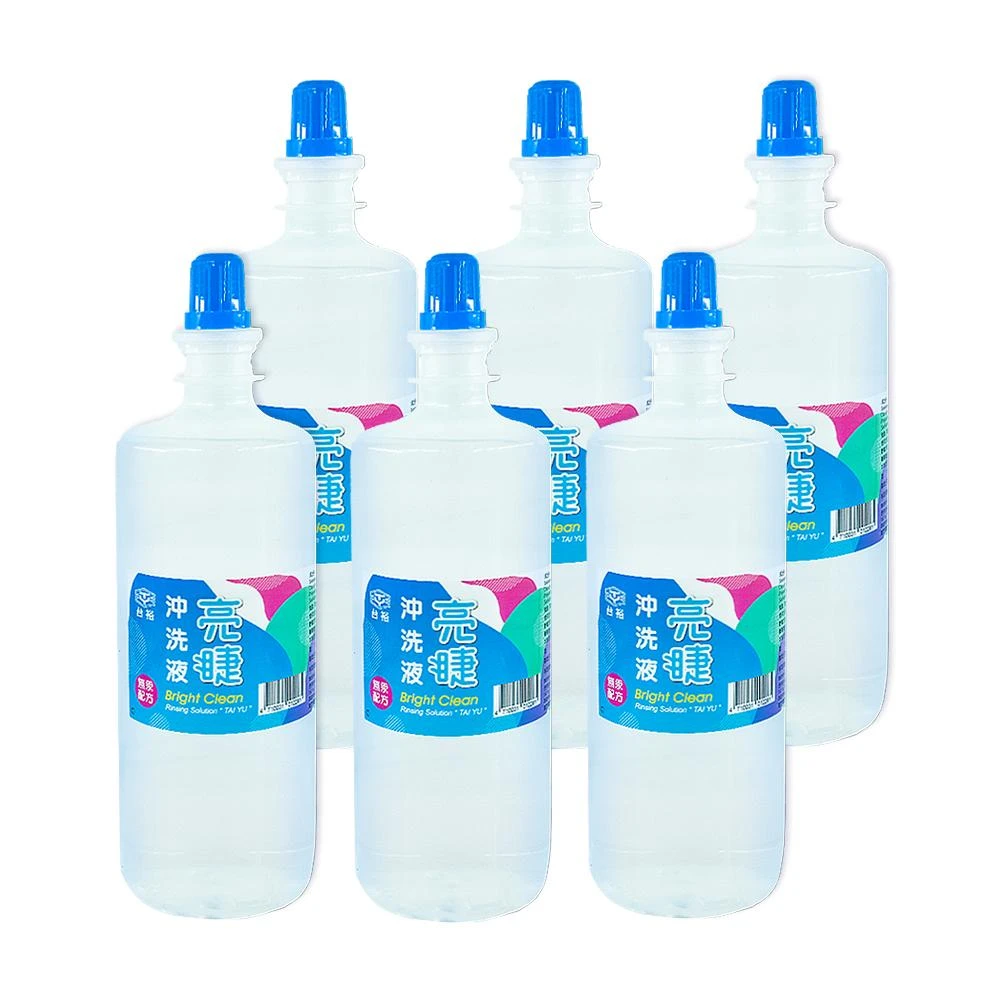 台裕 亮睫沖洗液 500mlx6瓶 軟式隱形眼鏡清潔 壹品藥局