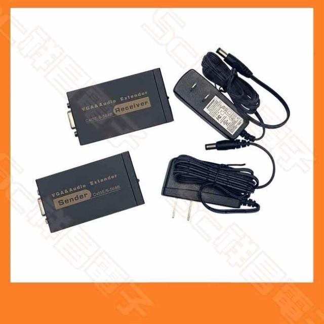 VGA 轉 RJ45 VGA-RJ45 延伸器 1080P VGAtoRJ45 100M 附贈電源供應器