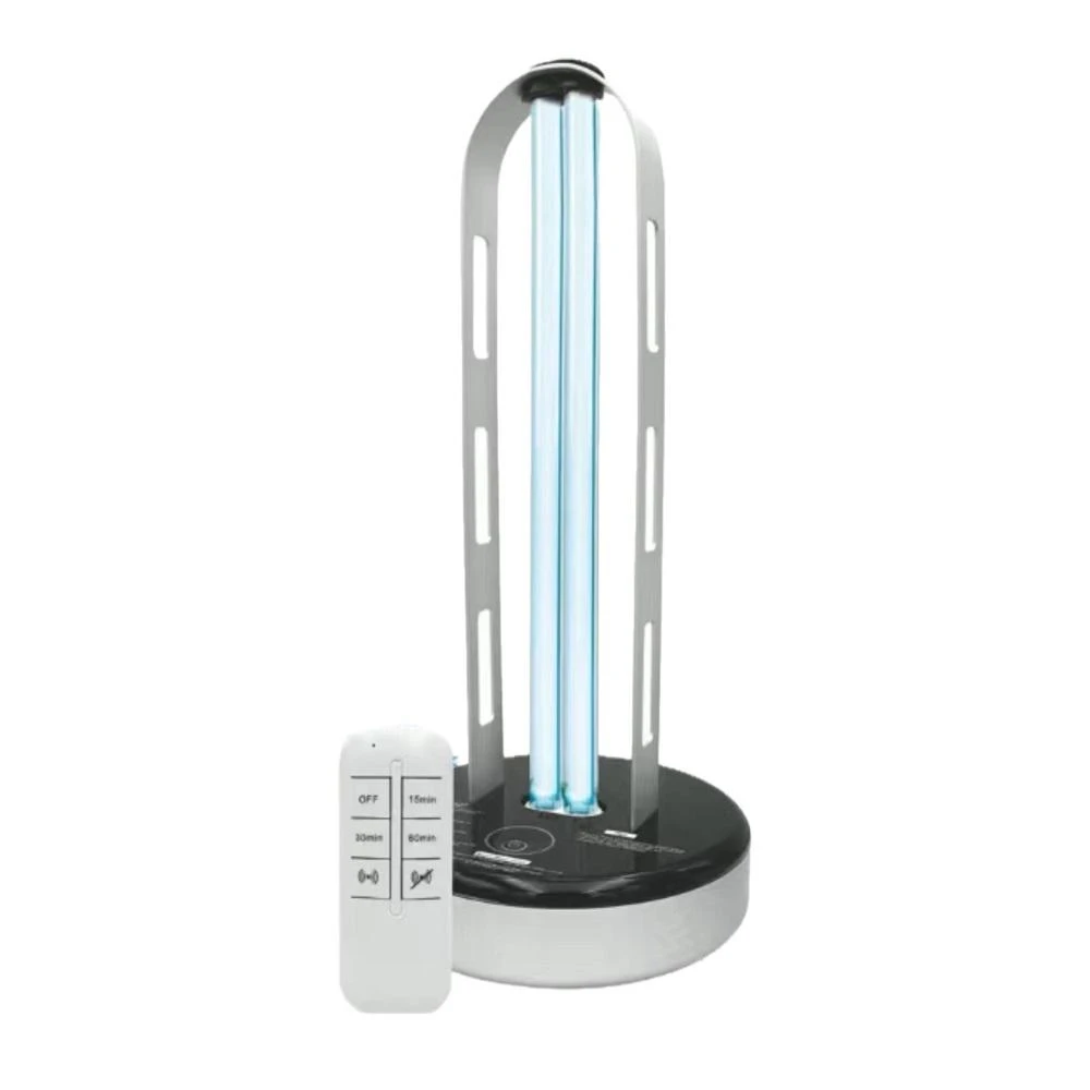 【Smart bearing 智慧魔力】至尊款120W感應遙控款鋁合金UV-C紫外線臭氧消毒殺菌燈 雙重滅菌(H燈管)