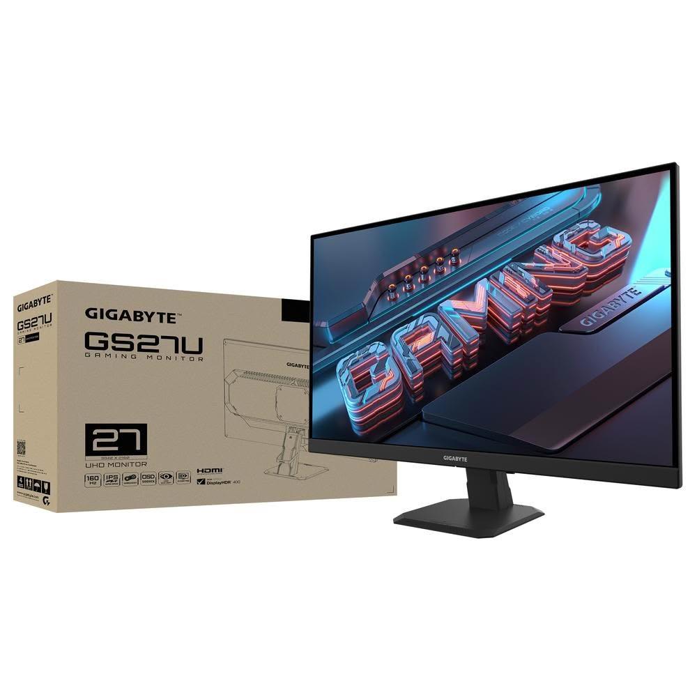 【GIGABYTE 技嘉】GS27U 4K電競螢幕(27型/UHD/160Hz/1ms/IPS/HDR400)