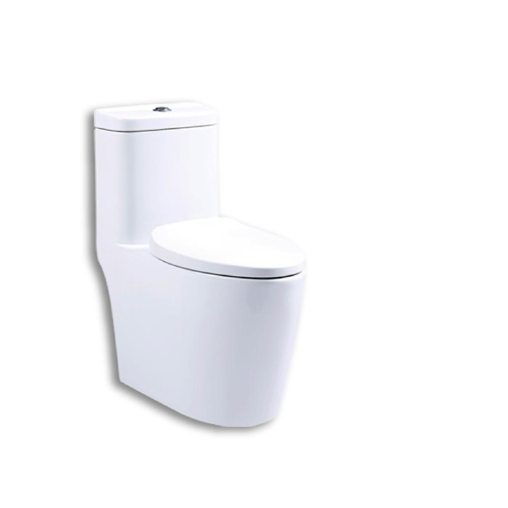 【CAESAR 凱撒衛浴】CAESAR 凱撒 省水單體馬桶 C1364/C1464 金級省水、SIAA抗菌便座、簡約時尚 不含安裝