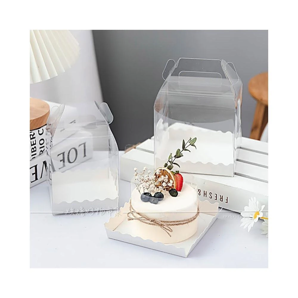 【OPERA】手提透明蛋糕盒 厚款 透明 包裝盒 塑膠盒  透明盒 禮物盒 餅乾盒 點心 包裝 小蛋糕 盒子 外帶盒 烘焙 批發 