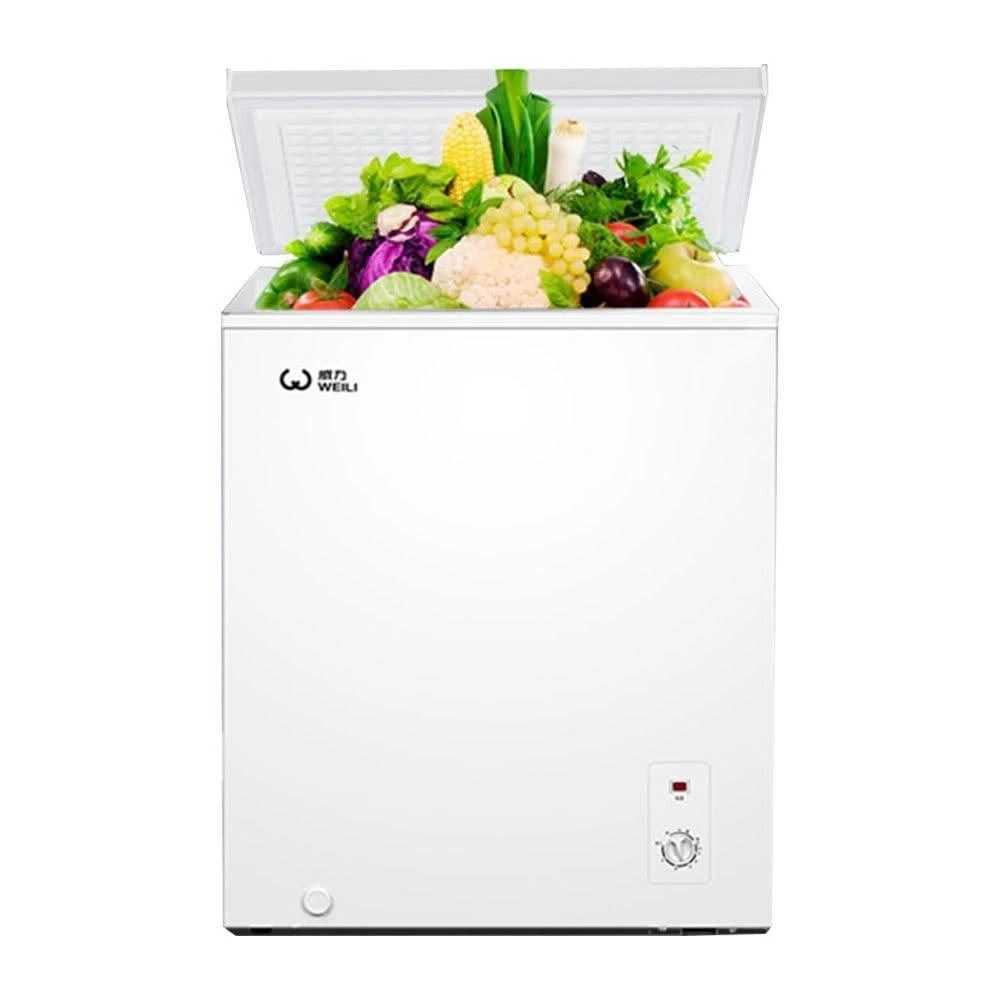 冷藏櫃 冰凍櫃 現貨110v小型臥式冰櫃 商用冷櫃 保鮮冰凍兩用雪糕櫃 