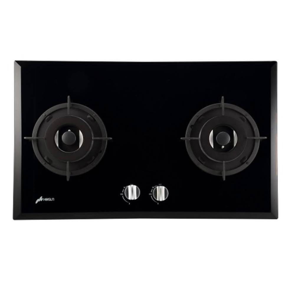 【豪山】SB-2200 雙口歐化玻璃檯面爐 (含基本安裝)|檯面爐|雙口爐|雙環火焰|AFB燃燒器|瓦斯爐|