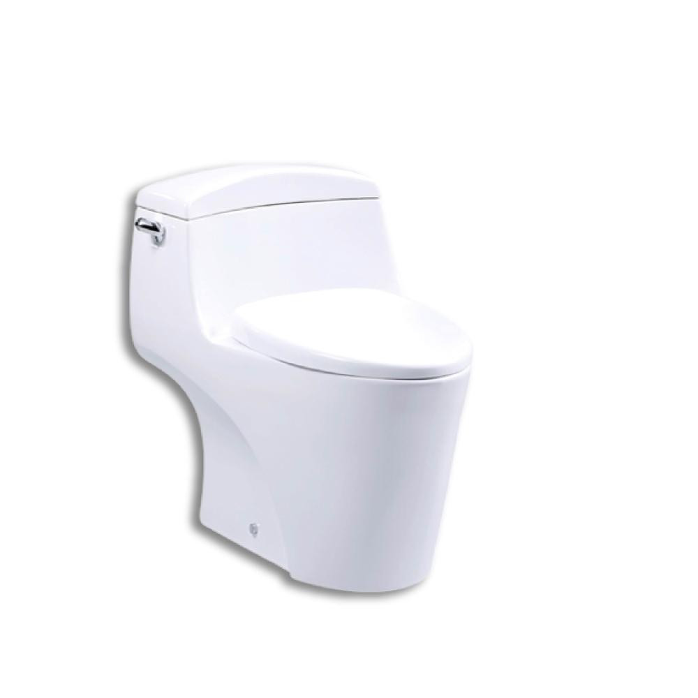 【CAESAR 凱撒衛浴】CAESAR 凱撒 省水單體馬桶C1353  SIAA抗菌便座、經典低水箱 不含安裝