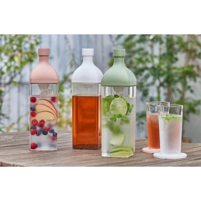 茶壺 日本宮崎製作所日製18-8不鏽鋼橫手急須壺(木柄/附濾網)-380ml-多