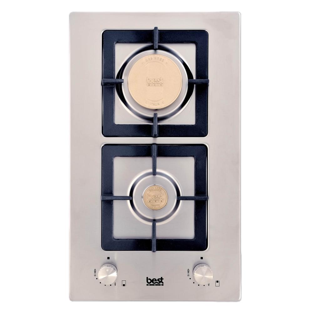 【BEST 貝斯特】GH2959 不鏽鋼雙口高效能瓦斯爐 (含基本安裝)｜檯面爐｜雙口爐｜銅爐頭｜感溫棒｜側向出氣｜上進氣式｜防溢凹槽｜