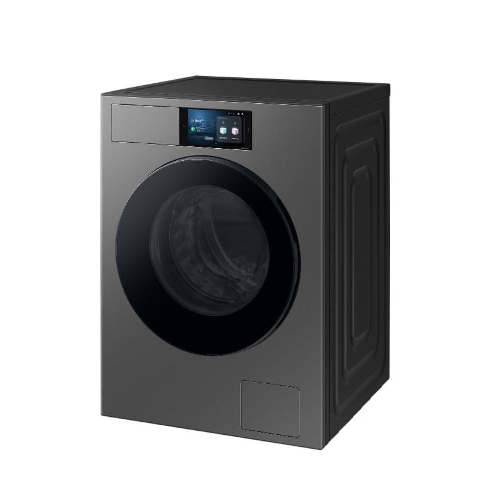 【Samsung 三星】12公斤AI蒸洗脫烘黑色智慧洗劑添加滾筒洗衣機WD12DB9B84GDTW