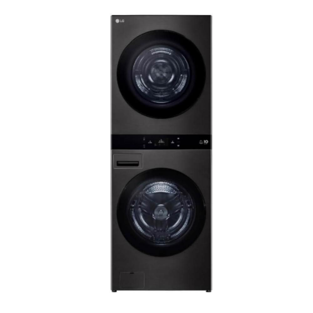 【LG 樂金】22公斤AI智控黑色洗衣塔洗衣機乾衣機WD-S2220B