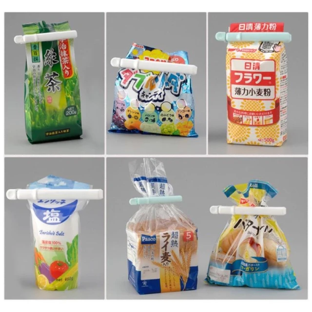 【inomata】日本製零食封口夾 ( 密封夾 保鮮夾 封口 食品夾 食物封口夾 零食夾 封口棒 開口夾)
