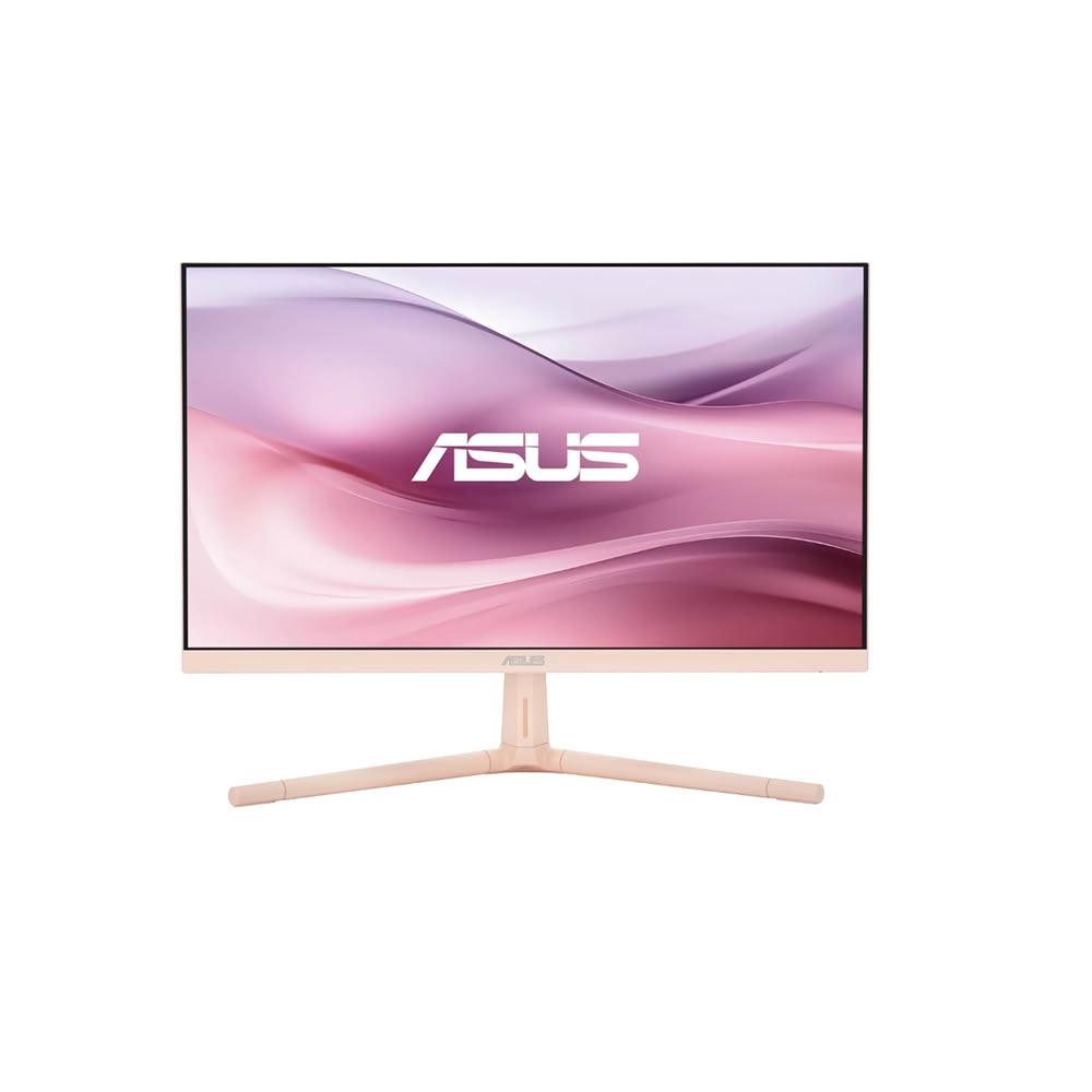 【ASUS 華碩】ASUS 華碩 VU279CFE-P 電競螢幕 淡玫瑰色 27吋 100Hz IPS FHD 1ms 電腦螢幕 護眼螢幕