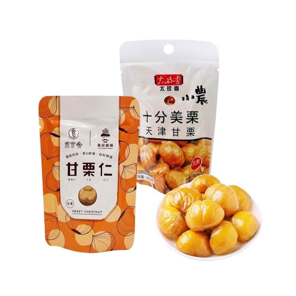 太珍香 御品甘栗仁 蒸享食 薯叔棒棒 10包/組 (十分美栗/板栗/栗子/零食) 